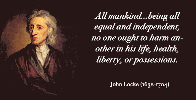 john Locke established "natural rights"