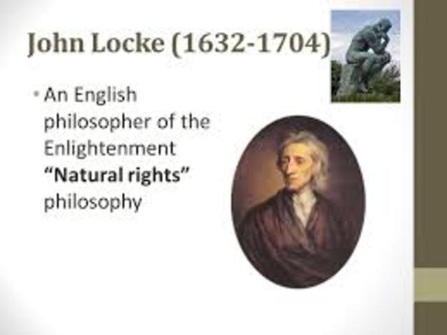 John Locke established "natural rights."