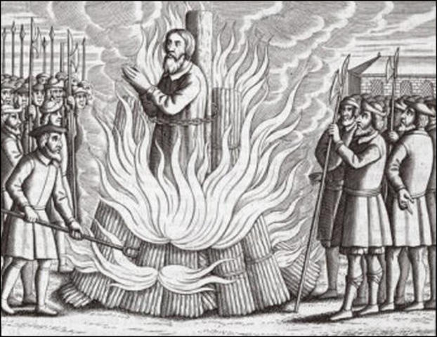 John Wyclif was burned at the stake for heresy