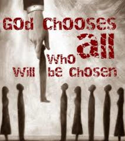 John Calvin comes up with predestination