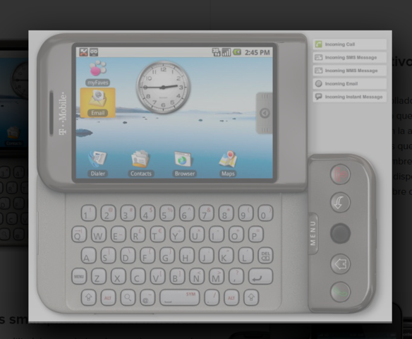primer dispositivo Android