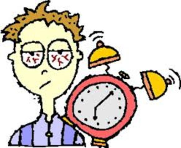 A las seis y media de la mañana