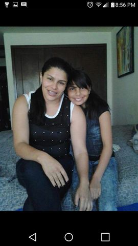 con mi mama