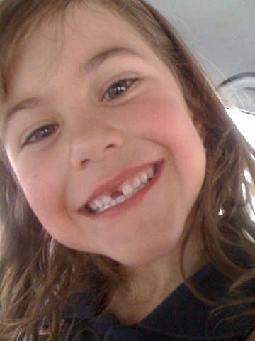 primer diente de leche que se me cayó