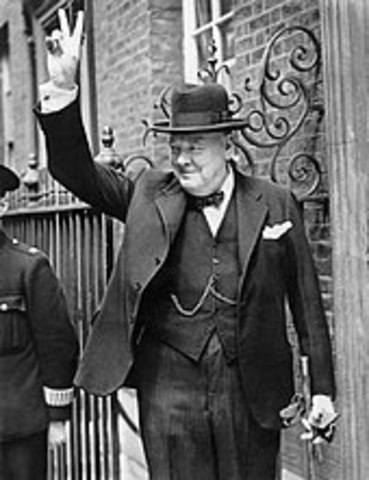 Churchill became Prime Minister of Britain