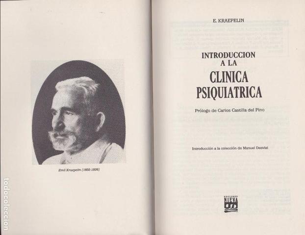 KRAEPELIN CLASIFICACIÓN DE LAS ENFERMEDADES MENTALES