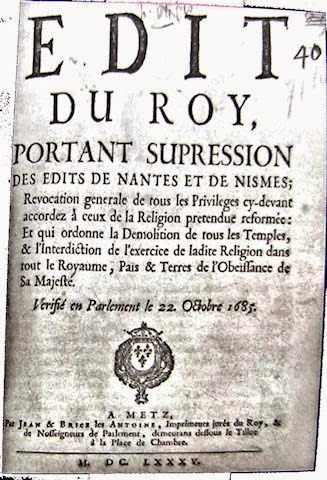 Henry IV of France issued the Edict of Nantes