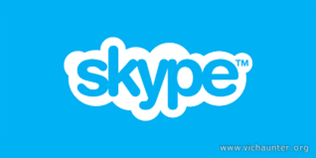 Se crea blogger y skype.
