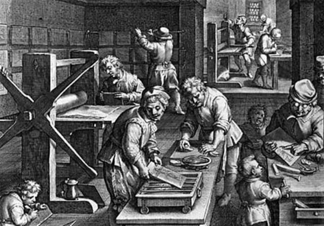 Printing Press was invented