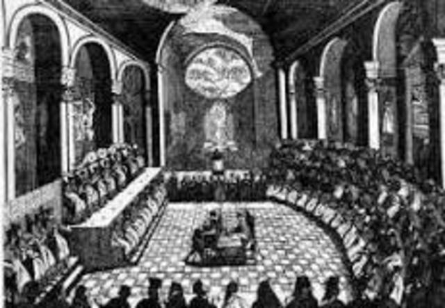 The Roman Catholic Church met at the Council of Trent