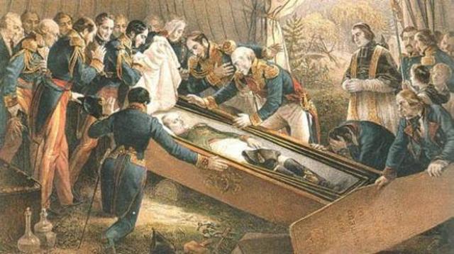 Fallece Napoleón en Santa Elena