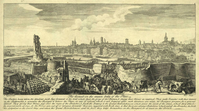 Fi del setge de Barcelona per part de les tropes de Felip V (11 de setembre) 1714 dC