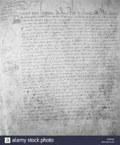 Henry IV of France issued the Edict of Nantes