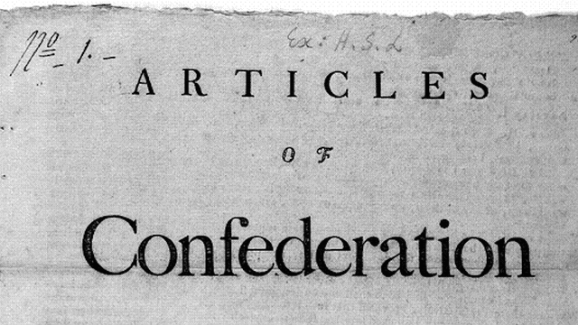 The Articles of Confederation