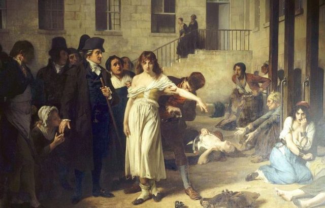 Pinel introduceerde arbeid als een vervanger van de keten