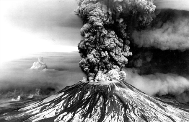 Mount St. Helen Explodes