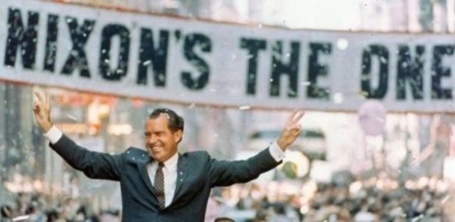 Richard Nixon wins election