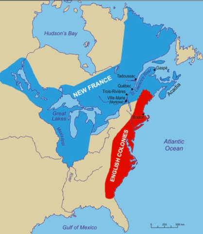 (Pt 2)Territory of New France Vs 13 Colonies