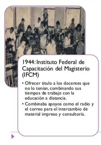 Capacitación del magisterio.