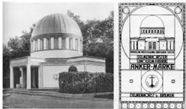 Pavillon von Peter Behrens für die Kunstgewerbeausstellung