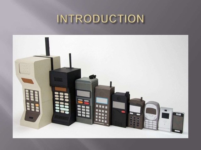 The spreading of word: 1st mobile phones