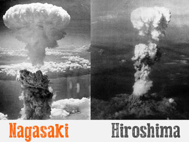 Hiroshima y Nagasaki.