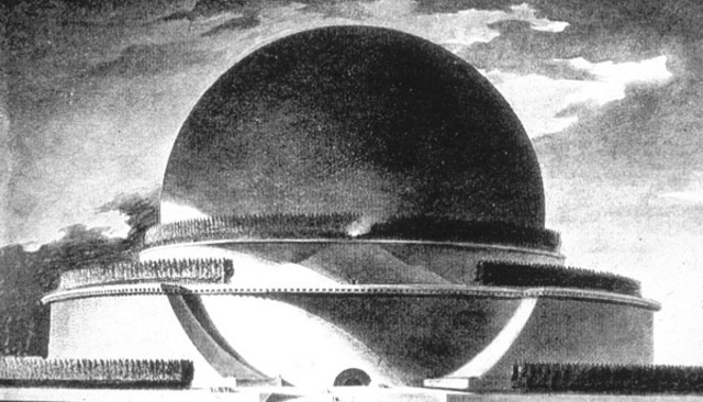 Boullet, Cenotafio a Newton