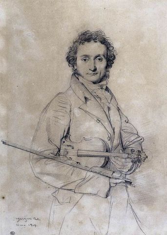 (1782-1840) Niccolo Paganini (Italiana)