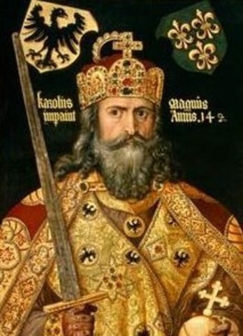 CORONACIÓ COM A EMPERADOR DE CARLEMANY