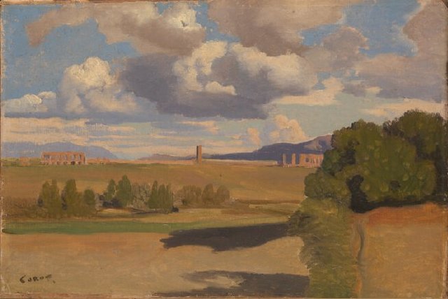 J.B.C.Corot, Campagna romana
