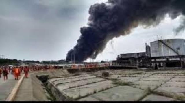 Explosión en el noticiero mundo Visión