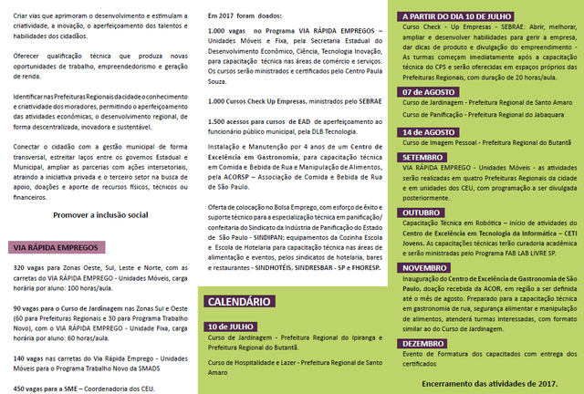 Folder de Divulgação