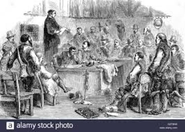 The Virginia House of Burgesses was established