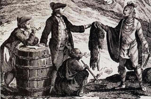 Cultural interactions (Amerindians and French)