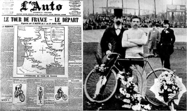 Periodistas crean la Tour de France