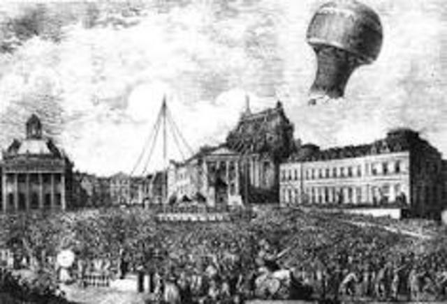 The First Hot Air Balloon