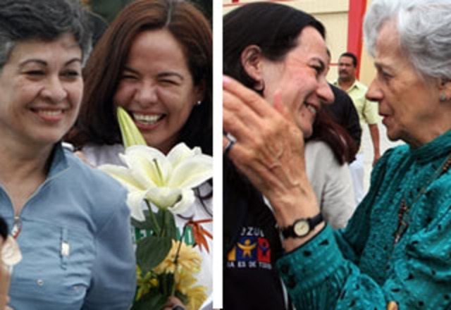 Clara Rojas y Consuelo Gonzalez de Perdomo son liberadas por las FARC