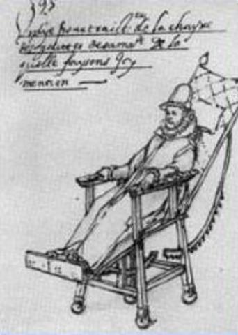 King Philip II of Spain's wheelchair