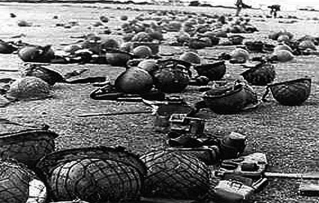 Desembarco de las tropas argentinas en Malvinas