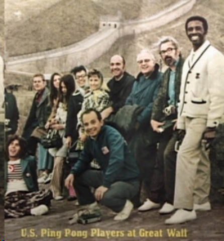US Ping Pong Team in China