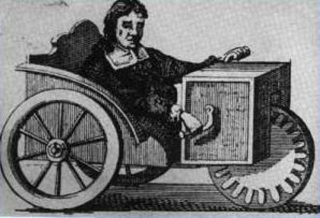 A watchmakers wheelchair invention