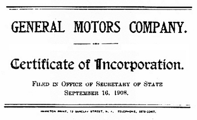 General Motors Company Opens