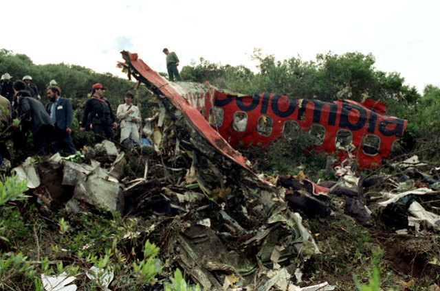ATENTADO AL AVION DE AVIANCA