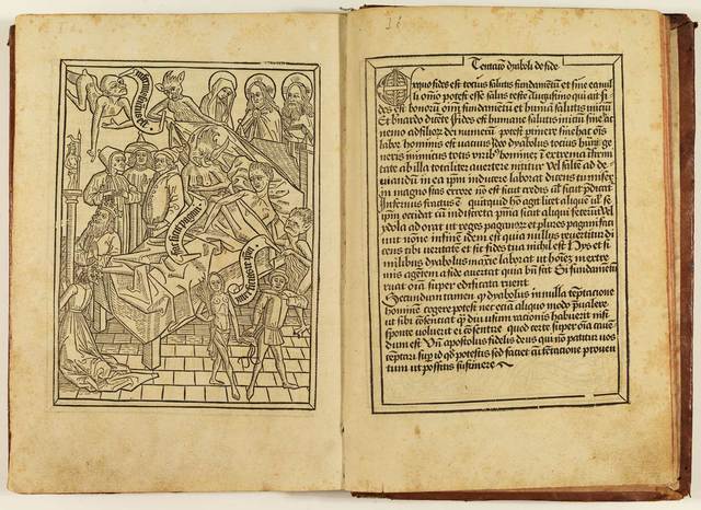 Gutenberg printed his first book