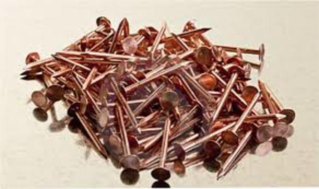 Clavos de cobre