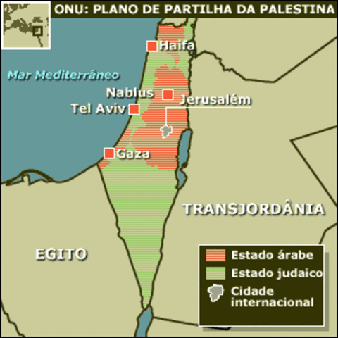 Plano de partilha da região palestina pela ONU