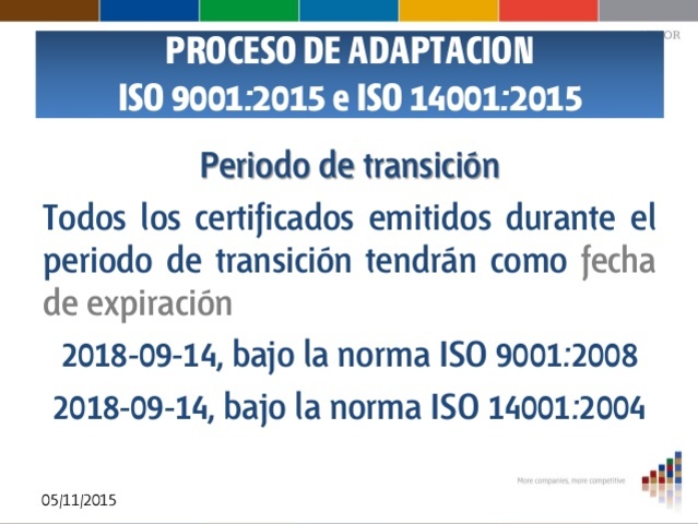 Periodo de transición