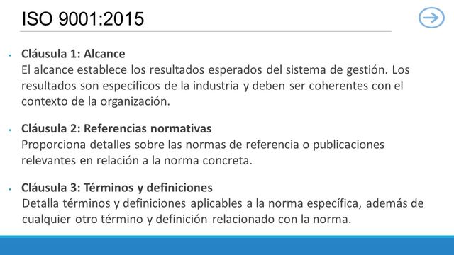 cambios de la norma en el 2015