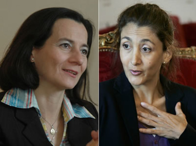 Íngrid Betancourt y Clara Rojas