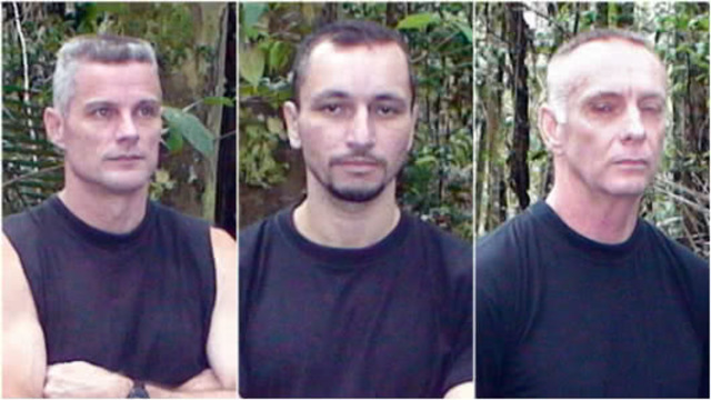Las FARC secuestran a los estadounidenses Keith Stansell,Marc Gonsalves y Thomas Howes